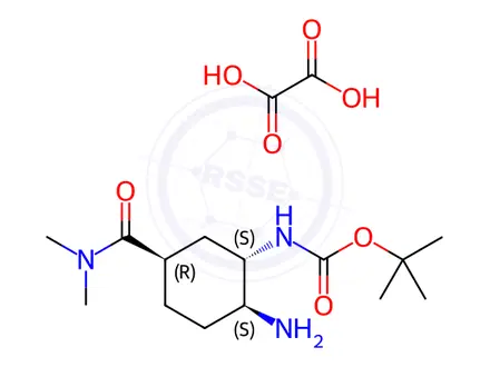 Chemical structure of Edoxaban Impurity 41(Oxalate)