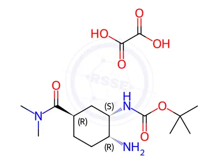 Chemical structure of Edoxaban Impurity 40(Oxalate)
