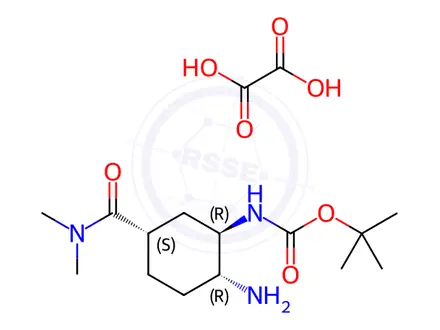Chemical structure of Edoxaban Impurity 34(Oxalate)