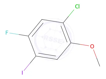 Chemical structure of 2-Chloro-4-fluoro-5-iodoanisole