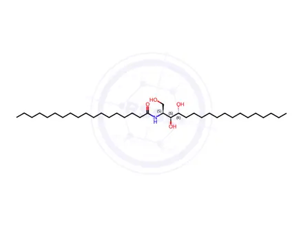 Chemical structure of Tricosanoic Acid Impurity 25 (Ceramide 3)