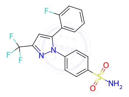 Chemical structure of Mavacoxib Impurity 1
