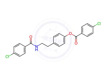 Chemical structure of Bezafibrate Impurity 18