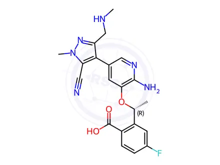 Chemical structure of Lorlatinib Impurity 1