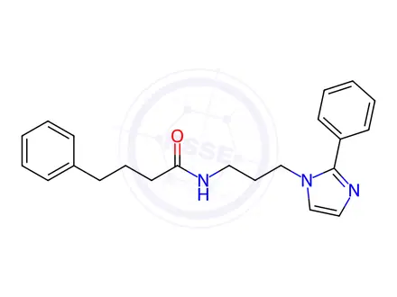 Chemical structure of 4-Phenyl-N-(3-(2-phenyl-1H-imidazol-1-yl)propyl)butanamide