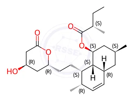 Chemical structure of 4a,5-Dihydro Lovastatin