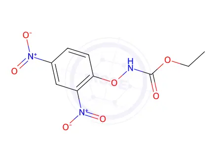 Chemical structure of ethyl (2,4-dinitrophenoxy)carbamate