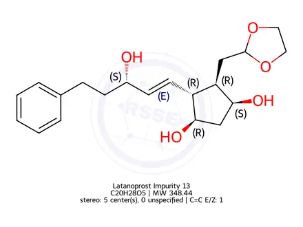 Chemical structure of Latanoprost Impurity 59