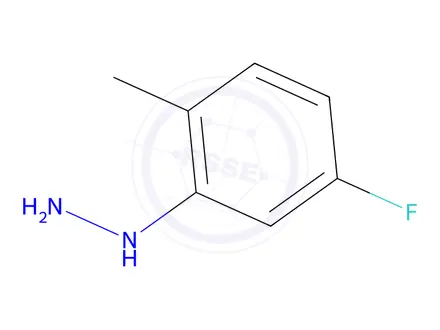 Chemical structure of (5-fluoro-2-methylphenyl)hydrazine