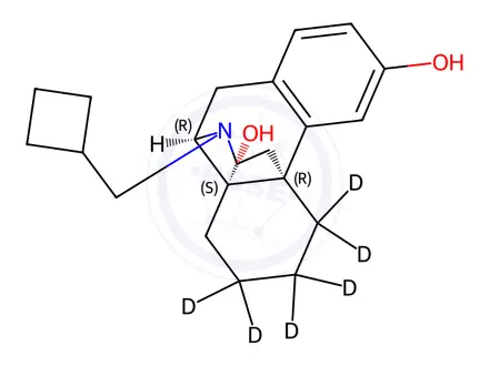 Chemical structure of Butorphanol-D6
