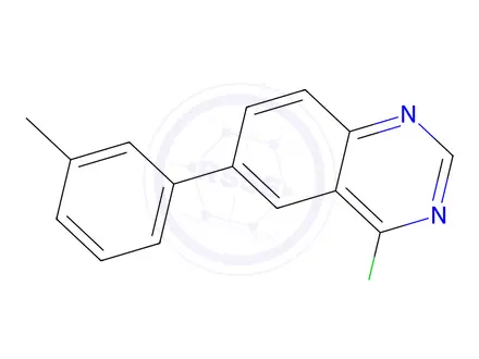 Chemical structure of 4-Chloro-6-(m-tolyl)quinazoline