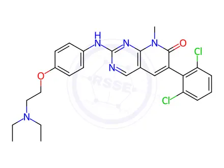 Chemical structure of PD 0166285