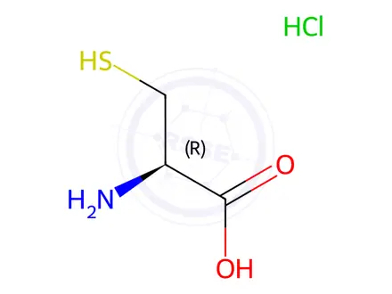 Chemical structure of L-Cysteine Hydrochloride