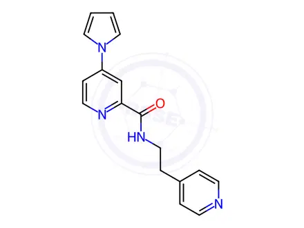 Chemical structure of N-(2-(Pyridin-4-yl)ethyl)-4-(1H-pyrrol-1-yl)picolinamide