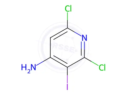 Chemical structure of 2,6-Dichloro-3-iodopyridin-4-amine