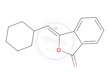 Chemical structure of (Z)-3-(Cyclohexylmethylene)isobenzofuran-1(3H)-one