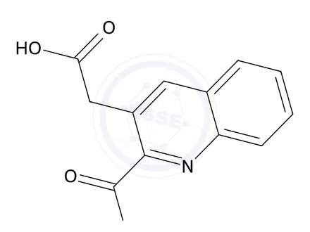 Chemical structure of 3-(Carboxymethyl)quinoline-2-carboxylic acid