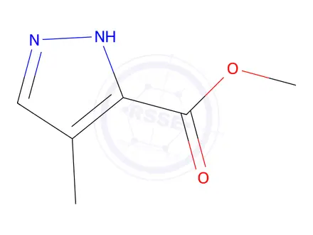 Chemical structure of methyl 4-methyl-1H-pyrazole-3-carboxylate