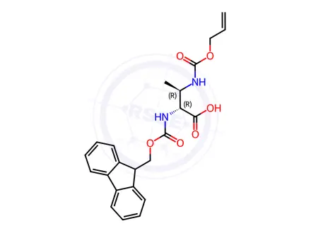 Chemical structure of Fmoc-L-Abu(3R-Alloc-amino)-OH