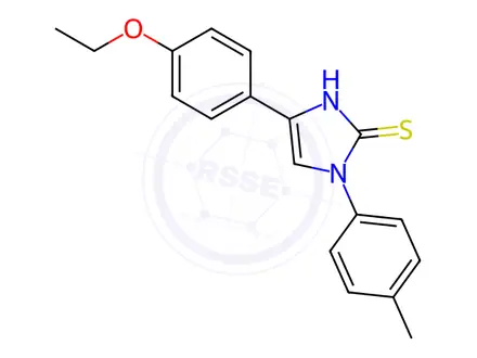 Chemical structure of 4-(4-Ethoxyphenyl)-1-(p-tolyl)-1,3-dihydro-2H-imidazole-2-thione