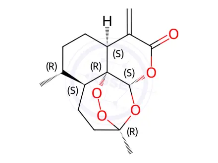 Chemical structure of Artemether Impurity 7 (Artemisitene) (Methyl Artemisinin)