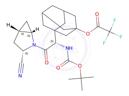 Chemical structure of Saxagliptin Impurity 89