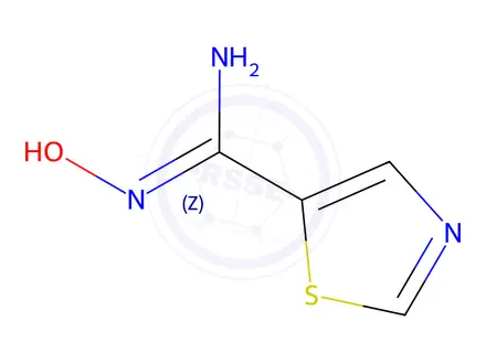 Chemical structure of N'-hydroxy-1,3-thiazole-5-carboximidamide