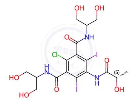 Chemical structure of Iopamidol EP Impurity I