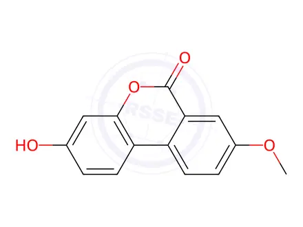 Chemical structure of Urolithin A 8-Methyl Ether