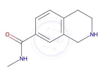 Chemical structure of n-Methyl-1,2,3,4-tetrahydroisoquinoline-7-carboxamide