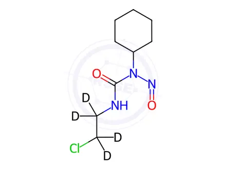 Chemical structure of Lomustine Impurity 4-d4 (Lomustine USP Related Compound D-d4)