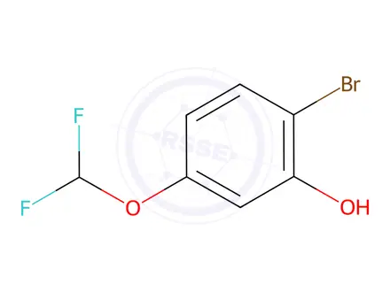Chemical structure of 2-Bromo-5-(difluoromethoxy)phenol