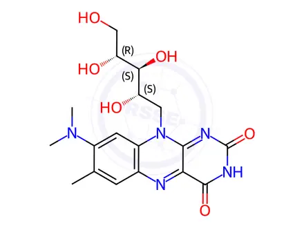 Chemical structure of Roseoflavin