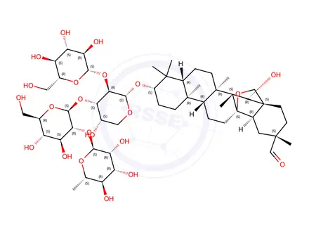 Chemical structure of ardipusilloside I