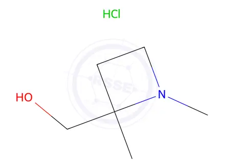 Chemical structure of (1,2-Dimethylazetidin-2-yl)methanol hydrochloride