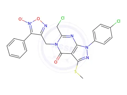 Chemical structure of L 745870 Impurity 8