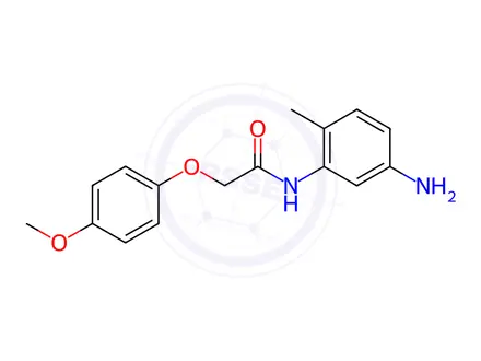 Chemical structure of N-(5-Amino-2-methylphenyl)-2-(4-methoxyphenoxy)-acetamide