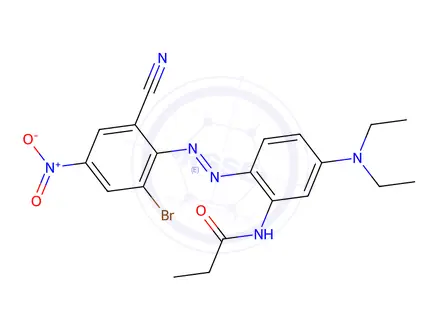 Chemical structure of Disperse Blue 183