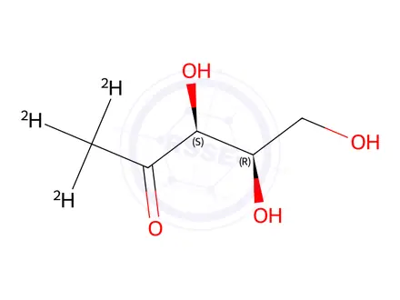 Chemical structure of 1-Deoxy-D-Xylulose-d3