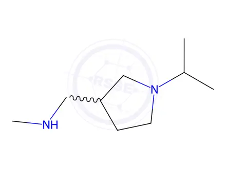 Chemical structure of 1-(1-Isopropylpyrrolidin-3-yl)-N-methylmethanamine