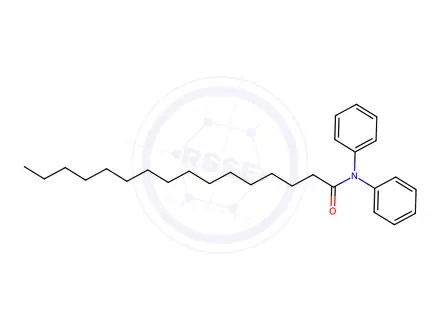 Chemical structure of N,N-Diphenylpalmitamide