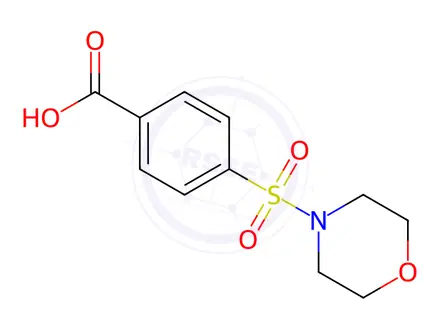 Chemical structure of 4-(Morpholine-4-sulfonyl)-benzoic acid