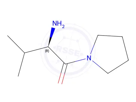 Chemical structure of (R)-2-Amino-3-methyl-1-(pyrrolidin-1-yl)butan-1-one