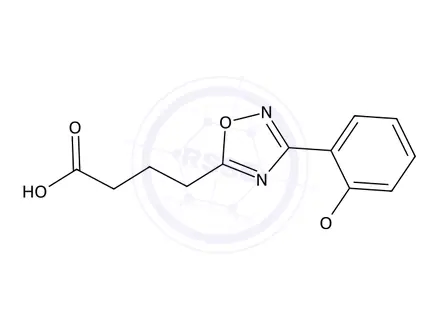 Chemical structure of 4-(3-(2-Methoxyphenyl)-1,2,4-oxadiazol-5-yl)butanoic acid