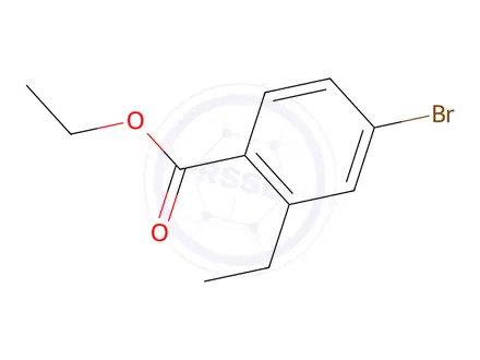 Chemical structure of 4-Bromo-2-ethylbenzoic acid ethyl ester