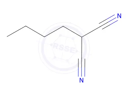 Chemical structure of 2-butylpropanedinitrile
