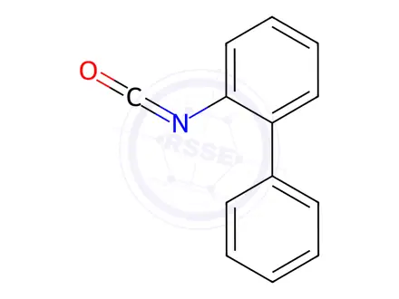 Chemical structure of 2-Biphenyl Isocyanate