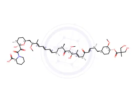 Chemical structure of Seco-temsirolimus