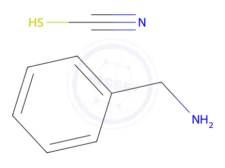 Chemical structure of Benzylammonium thiocyanate
