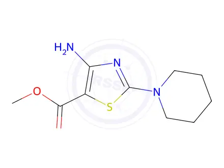 Chemical structure of Methyl 4-Amino-2-(piperidin-1-yl)thiazole-5-carboxylate